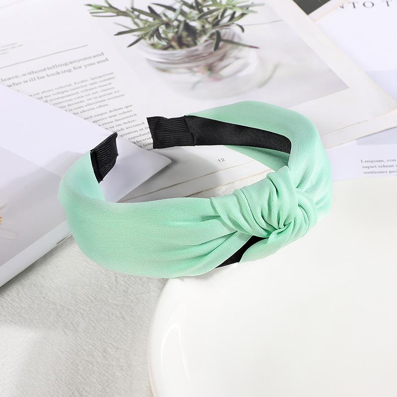 New Headbands for Women Girls Knotted Hair Band Solid Color Hairband Simple Hair Hoop Retro Makeup Headwear Hair Accessories