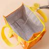 Cartoon Bear Insulated Canvas Pattern Picnic Bag Ice Pack Tote Lunch Bag Food Storage Container