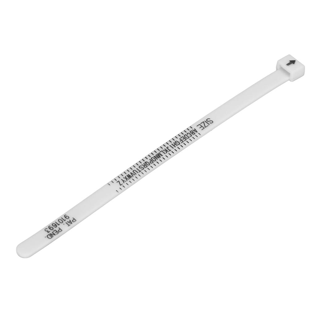 Ring Sizer Delicate Workmanship Reusable Ring Measuring Tool for Measuring Rings Jewelry White