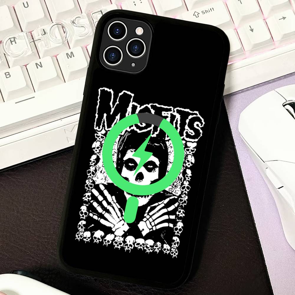 The Misfits Glenn Danzig For Magsafe Magnetic Wireless Phone Case For IPhone 17 Pro 16 15 14 Plus 13 12 11 Pro Max