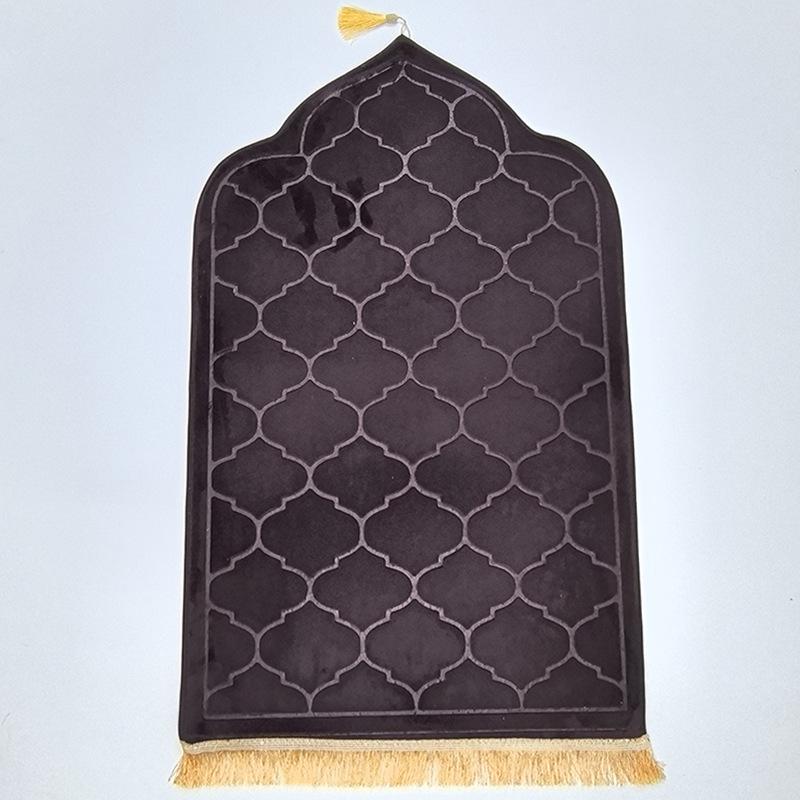 Irregular Embossed Flannel Prayer Mat - Thickened Short Pile Sponge Carpet
