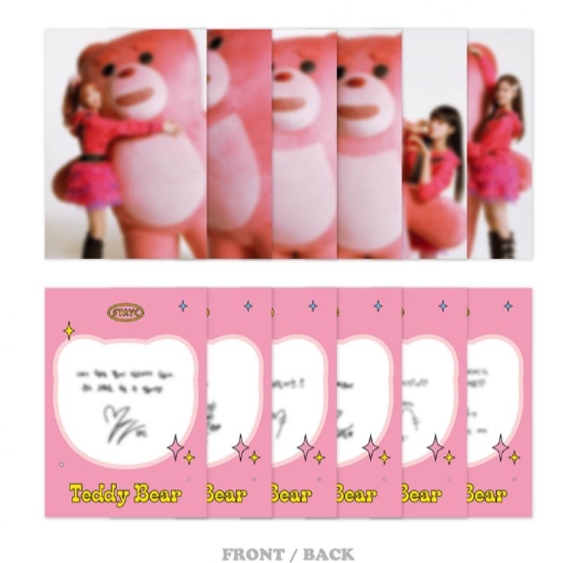 Stayc 02 Мини-набор постеров Stayc Teddy Bear Pop Up House Md