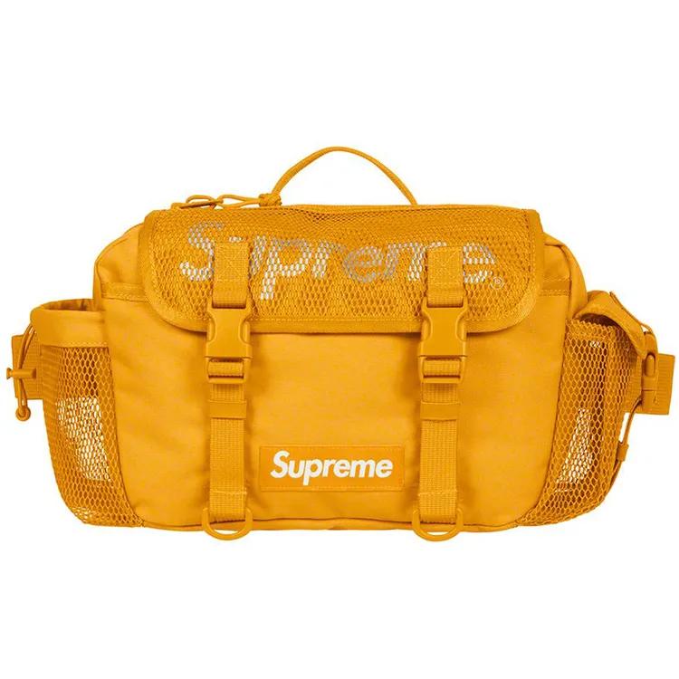 Supreme Polyester Fanny Pack Regular Unisex Yellow (Unisex) Fanny Packs SUP SS20 046