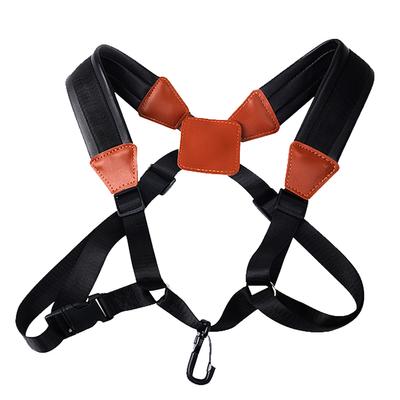 Ремешок для саксофона. Плечевой ремень для саксофона. Регулируемый кожаный ремешок с мягкой подкладкой для сопрано, альт-баритона.