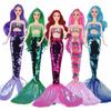 For 1/6 Doll Mermaid Doll Clothing Doll Cosplay Clothes Fairy Dress Set Mermaid Tail Wedding Dress