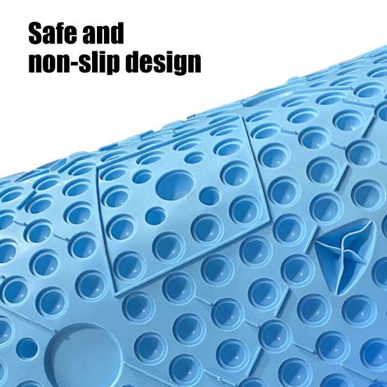 Yousheng Foot Massage Mat Foldable Design Portable Reflexology Pad for Relaxation Ergonomic Acupressure Mat Massage Tool for Walking