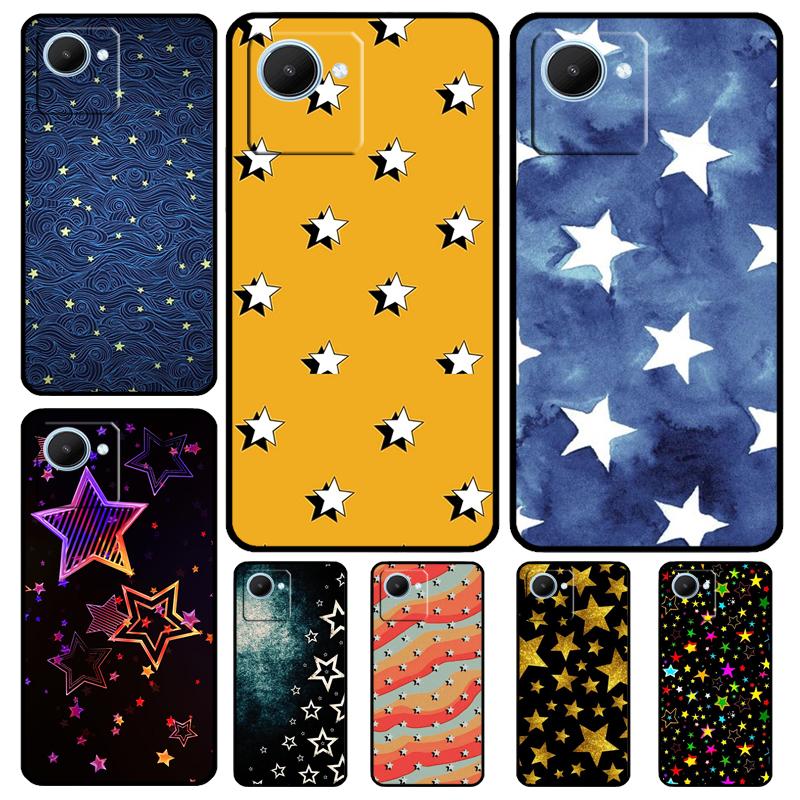 Stars Colourful Case For Realme 11 Pro Plus 10 9 GT Neo 5 3 3T C11 C15 C25s C21Y C30 C31 C33 C35 C53 C55