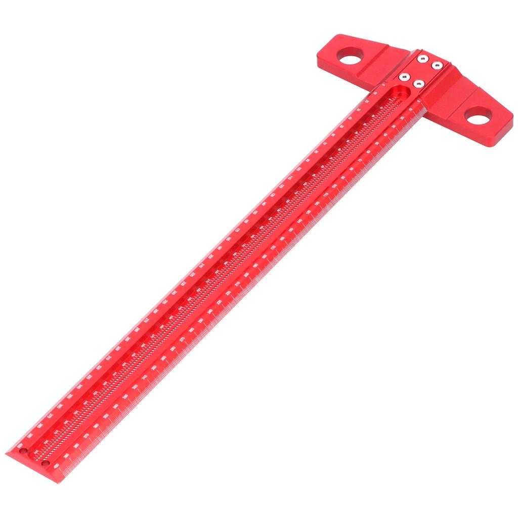 Т-образная линейка Алюминиевый сплав Съемный Деревообрабатывающий разметочный инструмент Искусство Рамки Чертежные инструменты 400 мм