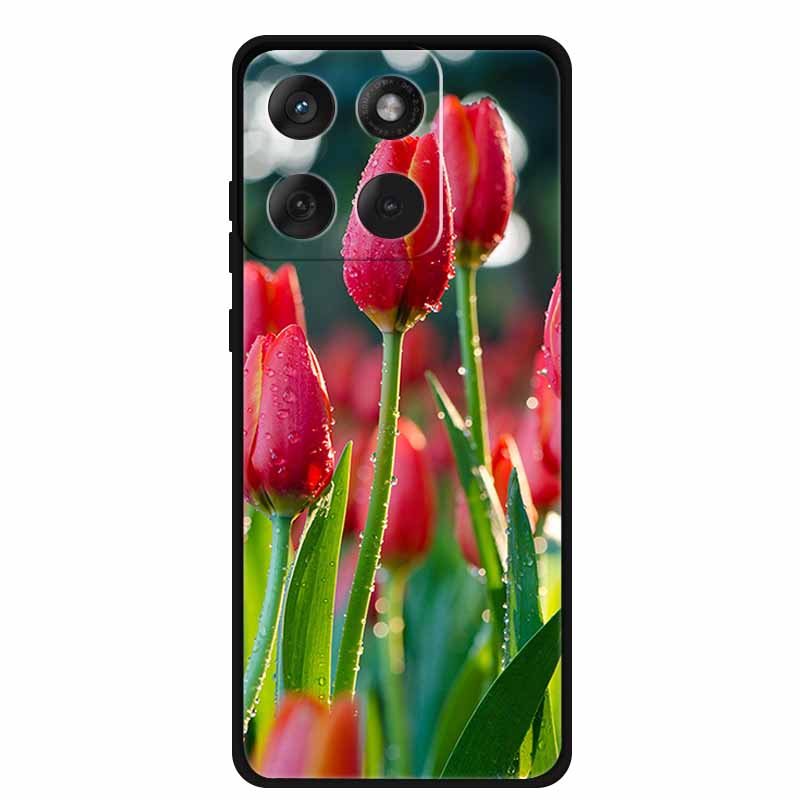 Чехол для Motorola Edge 70 5G 2025 Модный Черный Силиконовый ТПУ Мягкий Чехол для Телефона Для Motorola Moto X70 Air 5G Задняя Крышка Чехол Fundas