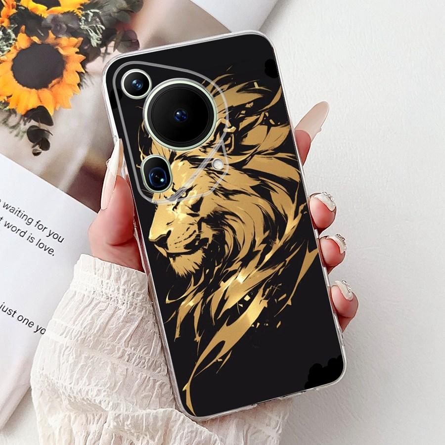 For Huawei Pura 70 Ultra Case Cute Cat Flower Soft Silicone Funda for Huawei Pura70 Pura 70 Pro+ Shockproof Cover Capa