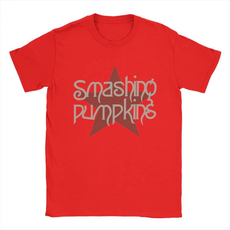 Smashing Pumpkins T Shirt Unisex Cotton Vintage TShirt Crew Neck Tee Shirt Short Sleeve Tops Gift Idea
