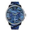 Men's Watch GULLIVER Round CAMO TY046023 Camouflage, Steel/Nylon Case, Silicone Band, 51mm, Quartz, 10 ATM Water Resist