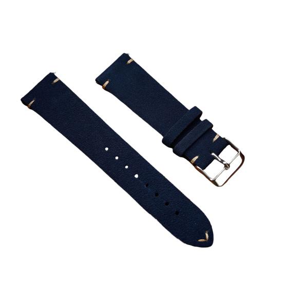 Ремешок для часов с пряжкой из нержавеющей стали, мягкая плюшевая матовая текстура, искусственная кожа, регулируемая длина, нержавейка, однотонный винтажный ремешок для часов с быстрой установкой