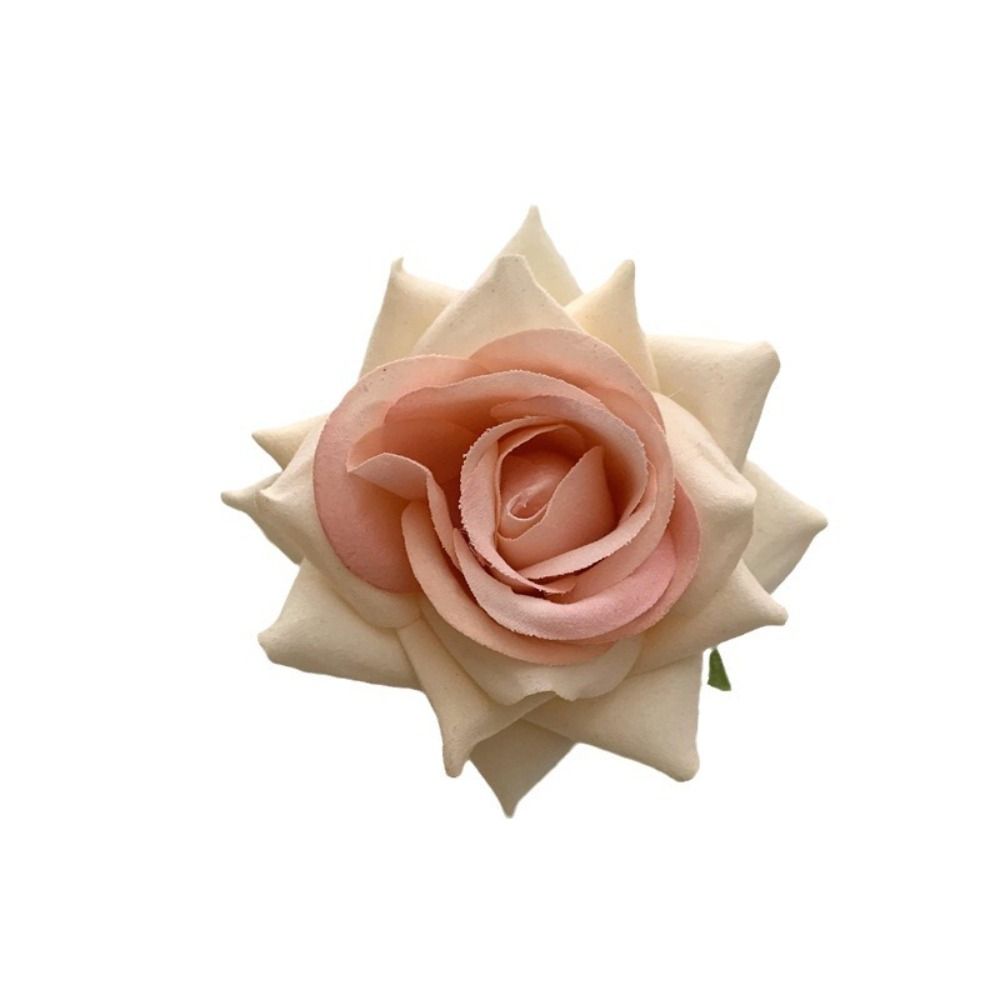 Cloth Red Rose Hairpin Korean Style Girl Hair Clip Sweet Flower Hair Clip  Women