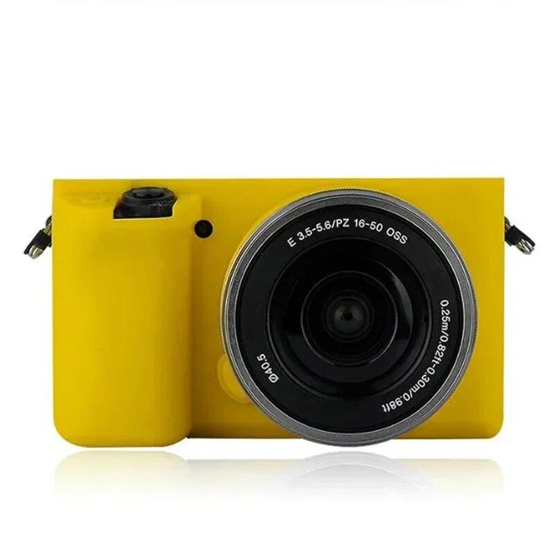 Чехол для Sony Alpha A5100 A5000 A6000 A6100 A6300 A6400, мягкий силиконовый резиновый чехол для камеры, сумка для защиты кожи, защитный корпус