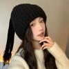 Корейская версия новой осенне-зимней шапки для женщин, милая плетеная шерстяная шапка, однотонная, универсальная, ветрозащитная, теплая вязаная шапка, трендовая