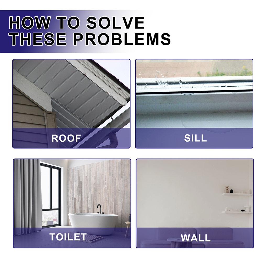 120 мл водостойкий спрей быстросохнущий герметик гидроизоляционный агент с кисточкой герметичный герметик клей ремонт стен крыш поверхностей