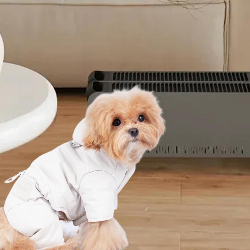 Зимняя одежда для собак Флисовая толстовка для собак Водонепроницаемая толстовка для маленьких собак Зимняя одежда для питомцев Утепленная зимняя куртка для собак для дома