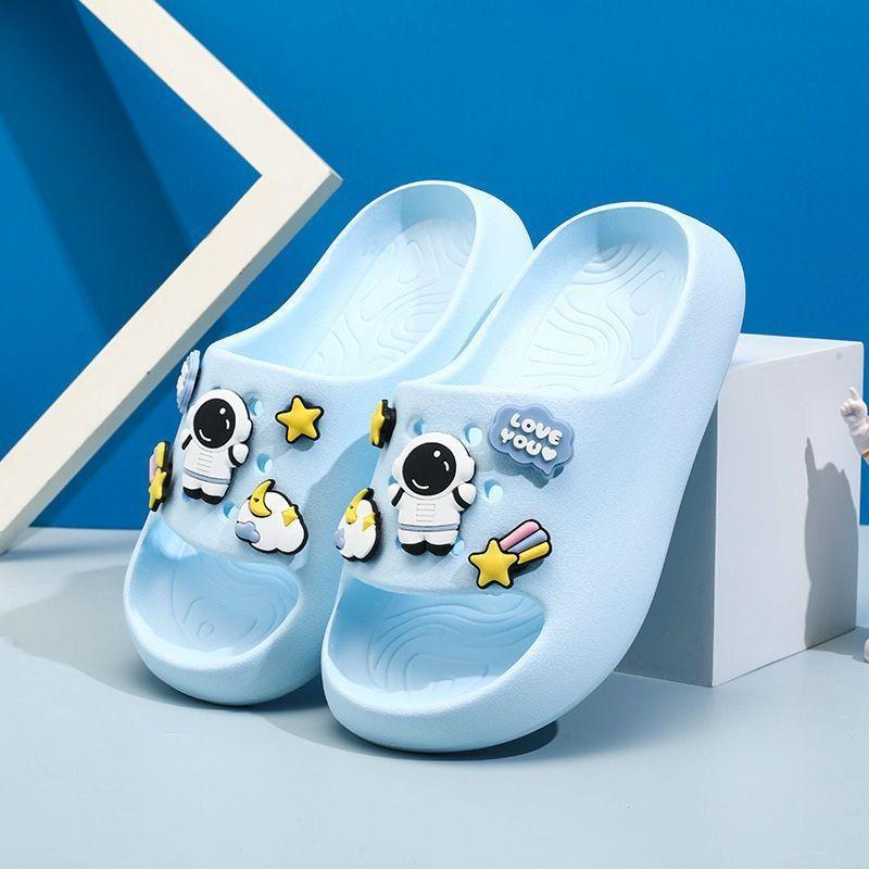 Очаровательные детские тапочки-мини-астронавты, удобные домашние шлепанцы из ЭВА для мальчиков