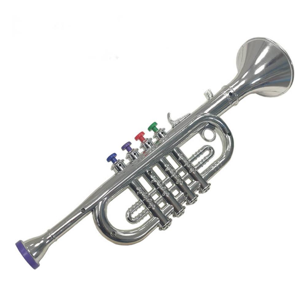 Simulated Musical Kids Saxophone Toy Silver Gold Musical Instruments For Toddler