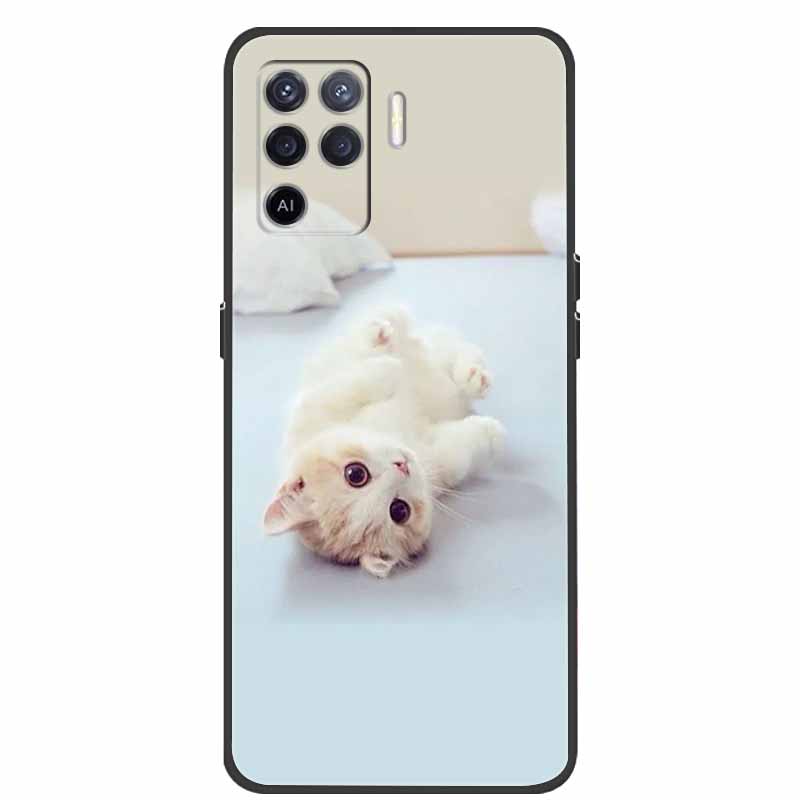 Для чехла OPPO Reno5 Lite Чехол Ударопрочный Мягкий силикон ТПУ Задняя крышка Для телефона Oppo Reno 5Z 5 Lite Чехол 5Lite CPH2205 Fundas