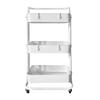 Carrito Almacenamiento Nyana Home 3 estantes 85x44x37cm, 3 estantes