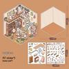 3D Miniature Scene Collage Stickers: Cute Decompression Handbook Stickers