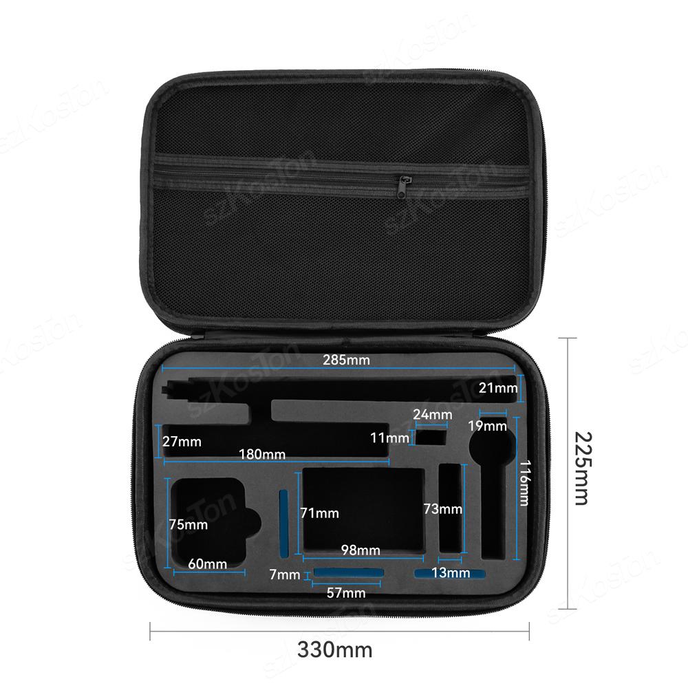 Кейс для хранения Insta360 X5 X4 Водонепроницаемая сумка для переноски для Insta 360 X3 X2 Панорамная камера Сумка Аксессуар Бокс Большой Средний