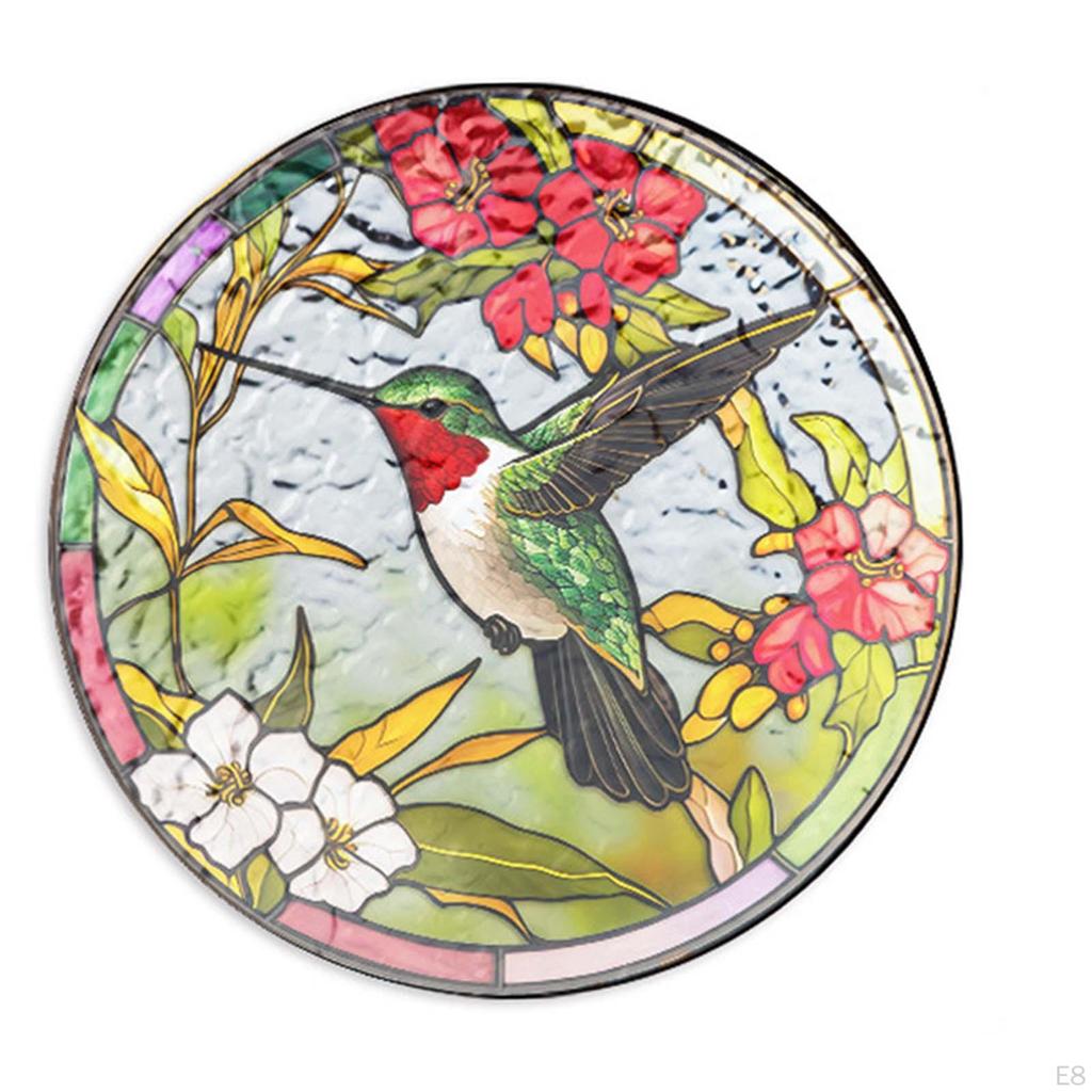 Beautiful Glass Bird Wall Decor for Home and Garden