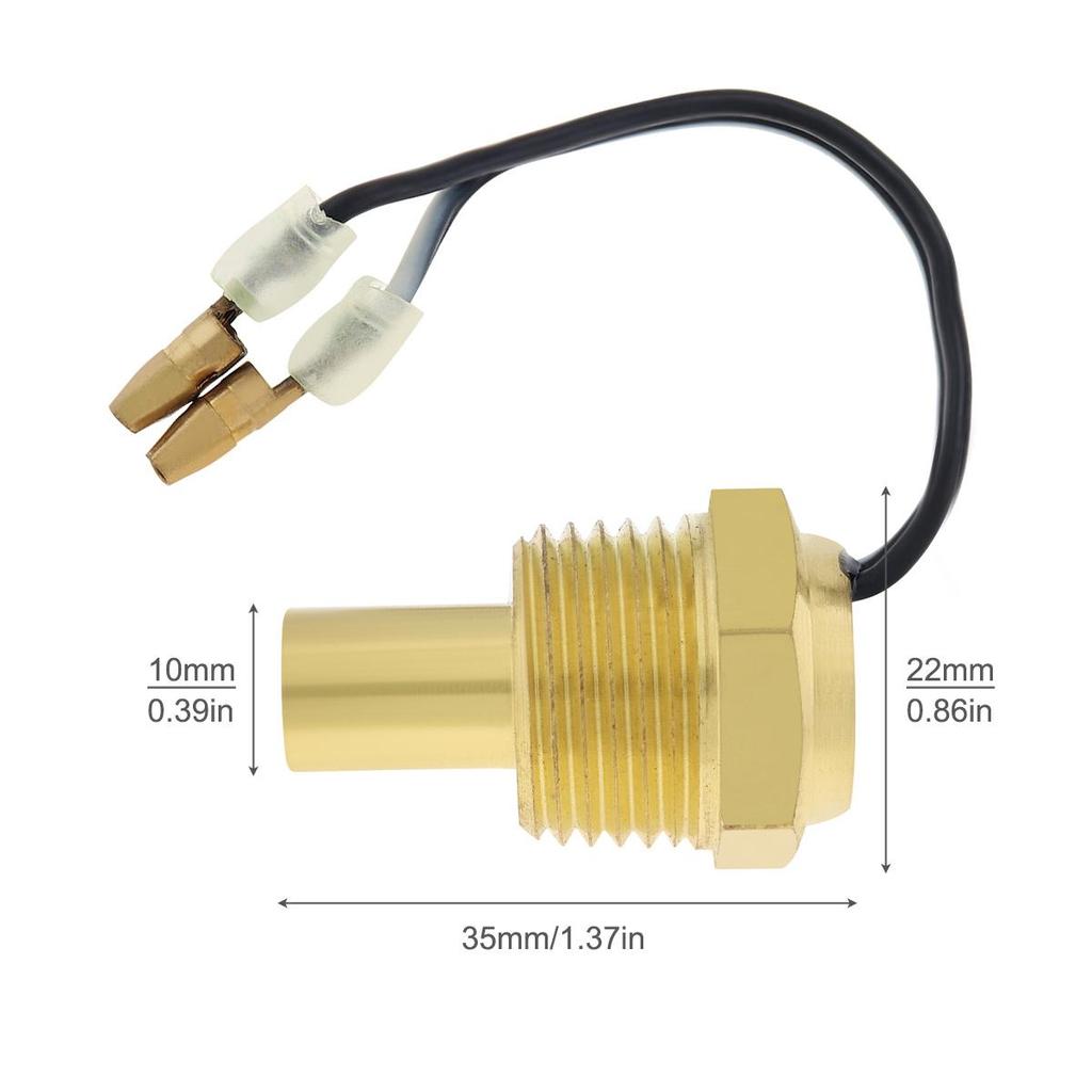12 В/24 В 10/12/14/16/17/21 мм датчик температуры воды универсальный датчик температуры автомобиля 50 К штепсельная вилка для автомобиля