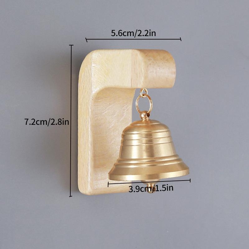 Japanese Doorbell Wood Wind Chime Wind Chimes Copper Bell Decorative Vintage Door Bell Home Decorations Campanillas De Viento