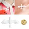 Fashionable Metal Bird Brooch Unique Peace Dove Brooch Decoration Stylish Lapel Pin for Fashion Enthusiasts