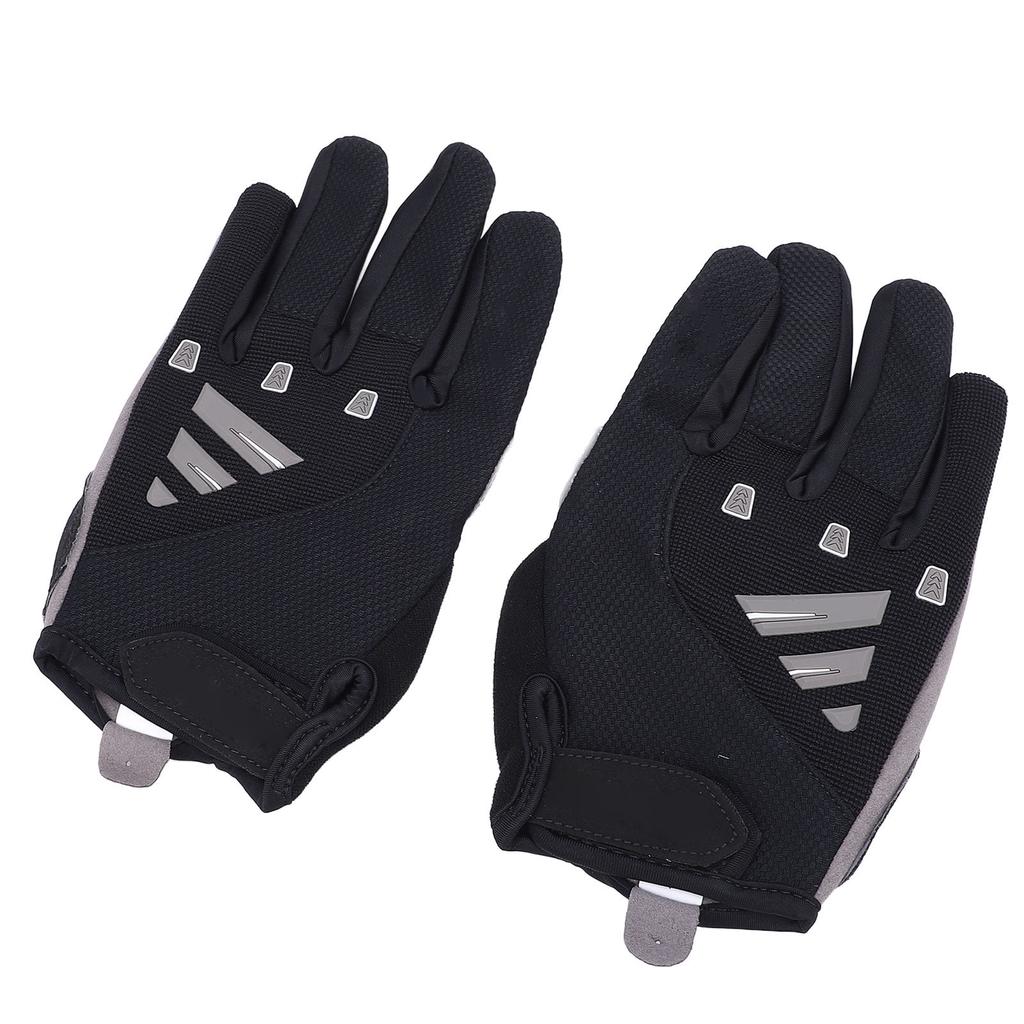 Велоперчатки с полными пальцами, сенсорные, амортизирующие, эластичные, противоскользящие, для улицы, с полными пальцами