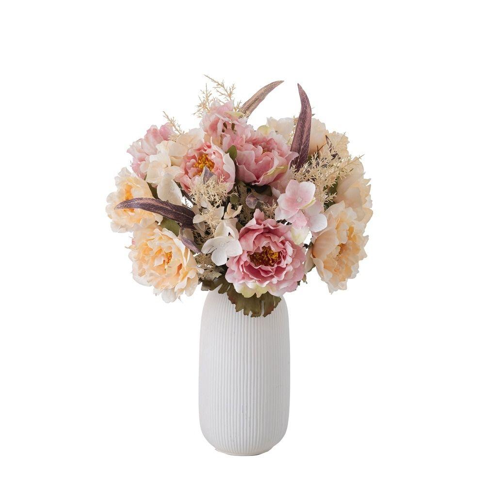 Роскошные шелковые ветки пионов Элегантная имитация пионов Букет искусственных пионов Сувениры для вечеринки