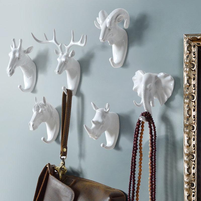 Очаровательные прочные высококачественные крючки для животных, настенный держатель, креативный подвесной крючок, популярный 1 шт., бесшовный американский декоративный крючок, вешалка для ключей, липкий крючок