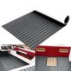 900x2400x6 мм EVA Foam искусственный тиковый коврик для палубы лодки коричневый палубный лист противоскользящий коврик для яхты самоклеящийся коврик для автомобиля