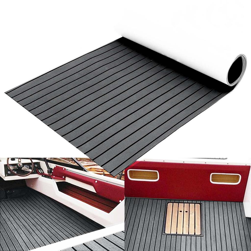 900x2400x6 мм EVA Foam искусственный тиковый коврик для палубы лодки коричневый палубный лист противоскользящий коврик для яхты самоклеящийся коврик для автомобиля