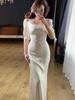 Women's European & American Lace-Up Satin Dress - Slim-Fit, Printed, Spring 2025 Style