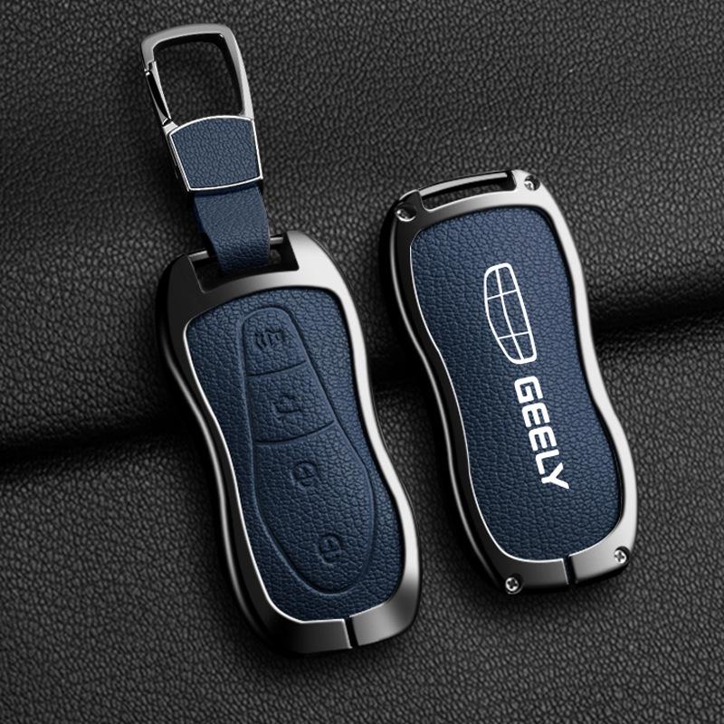 Чехол для ключа Geely: Совместимо с моделями Emgrand, Xingyue L, Boyue, Xingrui, Icon, Binyue, Coolray, Vision X6 GS.