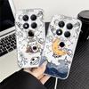 Мультяшный милый чехол-астронавт для Xiaomi Redmi Note 14 Pro Plus 13C 14C A4 Note 13 11S 11 10S 9 10 12S 12 Мягкая крышка для телефона