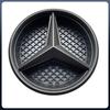 Автомобильная наклейка для Mercedes Benz Серебристо-черная Звезда на переднюю решетку в стиле OE Хромированный значок Логотип Подходит для Mercedes Benz E200 E25