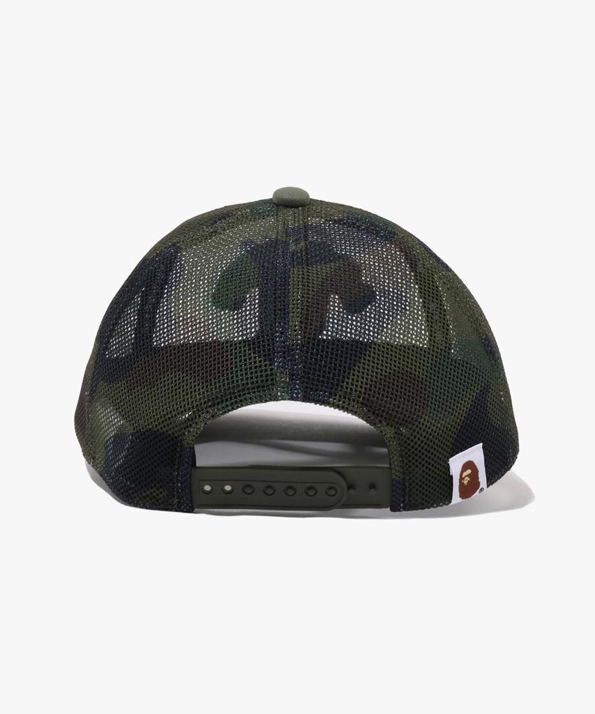 Кепка-сетка Beipeu First Camo с вышивкой и нашивками, зеленая