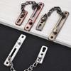 Stainless Steel Door Inner Latch Buckle Security Lock Chain Door Chain Lock Hardware Accessories