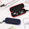 Sunglasses Box Denim Fabric Zipper Eyeglasses Case Eyewear Protector Spectacle Case Glasses Box