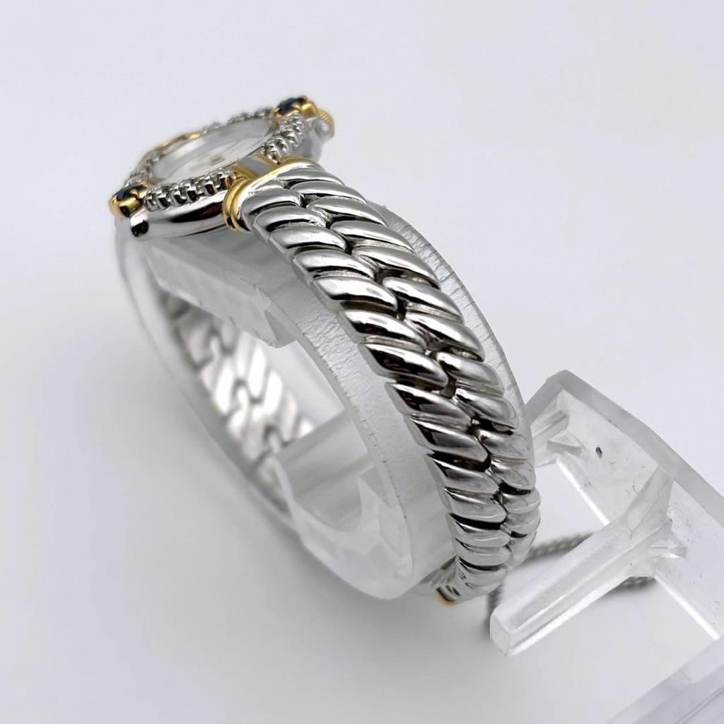 [USED] SEIKO Excellence Quartz Shell Dial Diamond Sapphire Watch