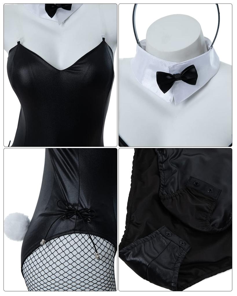 Кролик-девочка, косплей, большой размер, костюм кролика, костюм кролика для косплея, высокие ноги, костюм на Хэллоуин, фотосессия для мероприятия, галстук-бабочка XXXL [CR ROLECOS]