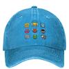 Geometry Dash Casual Baseball Cap Classic Print Hunting Camping Hip Hop Hats Summer Hot Sale Unisex Men Stylish Snapback Cap