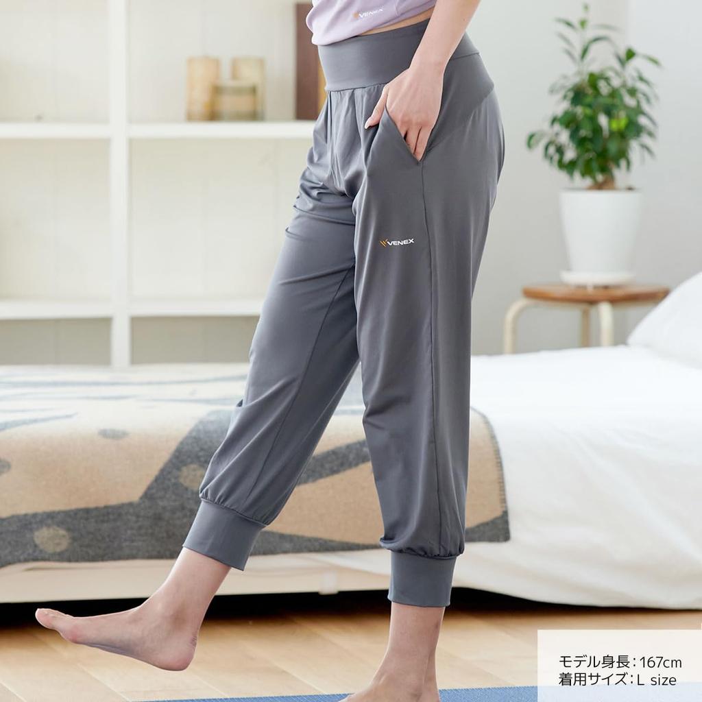 Venex Recovery Восстановление Йога Укороченные Джоггеры Размер 8103 Одежда, Одежда, Брюки, Женские, Угольный, L,