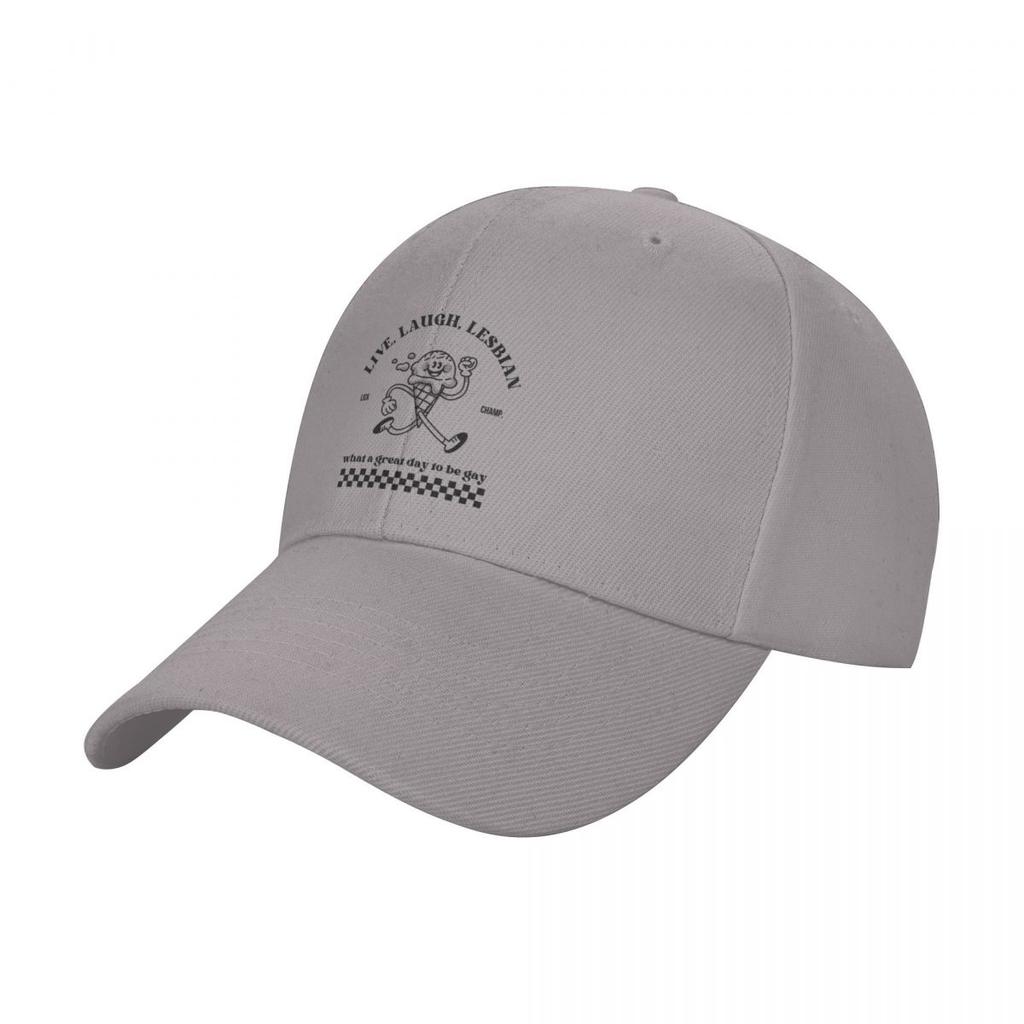Live, Laugh, Lesbian, Vintage Retro Shirt Baseball Cap Sunhat New In The Hat winter hats for men Men Luxury Brand Women's