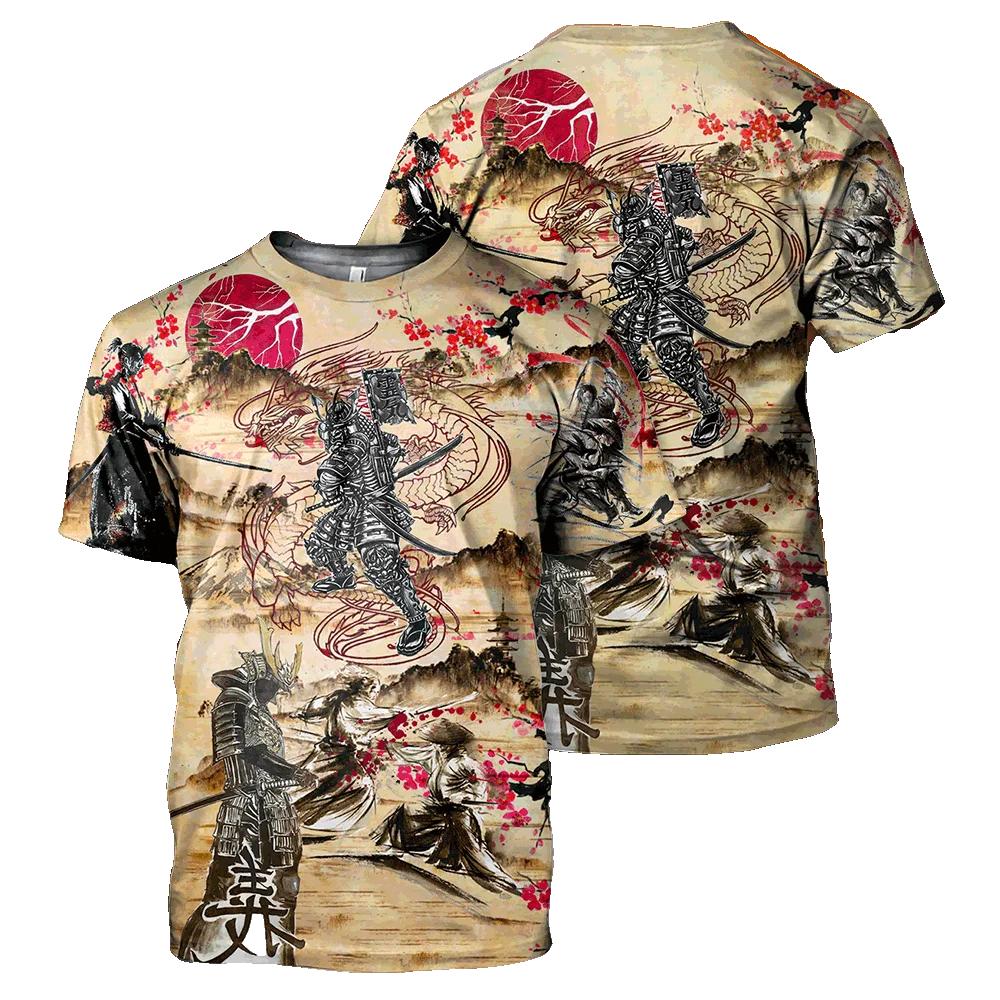 Мужская футболка с 3D принтом и преувеличенной графикой дракона, мужская одежда с короткими рукавами в стиле хип-хоп, повседневные футболки с круглым вырезом, пуловеры